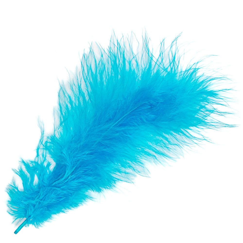 Feather Marabou Turq Pack of 20 - Default Title (FEAMARTURQ)