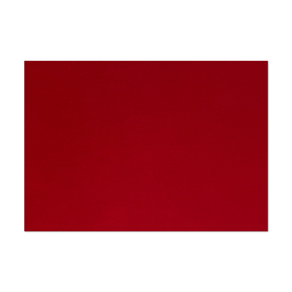 Craft Felt 3mm Thick Sheet Red 42 x 60cm - Default Title (FELTTHICK3RED)