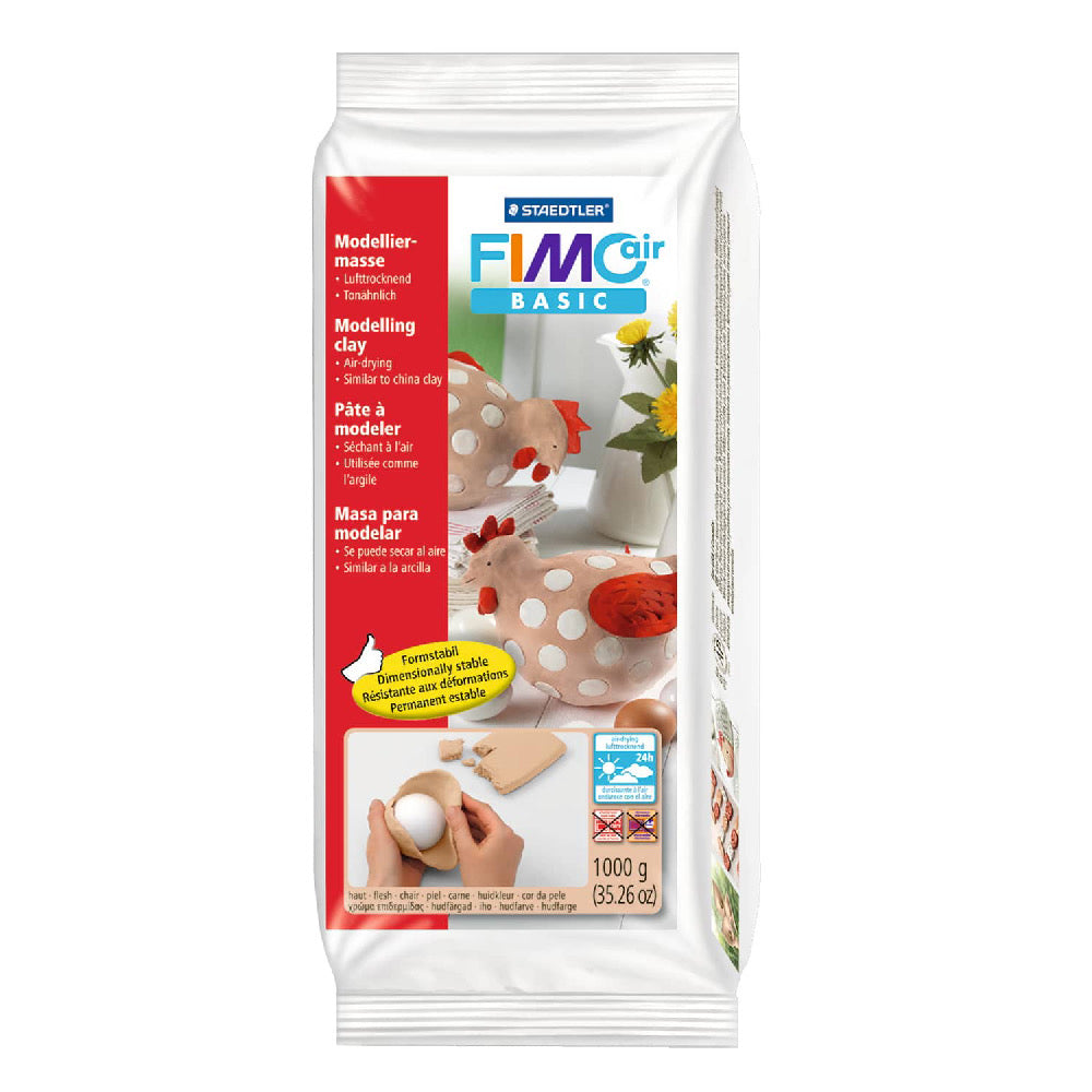 Fimo Air Drying Clay Flesh 1 kg 8101-43 - Default Title (FIMOAIRFLE1KG)