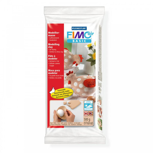 Fimo Air Drying Clay Flesh 500gm 8100-43 - Default Title (FIMOAIRFLE500)