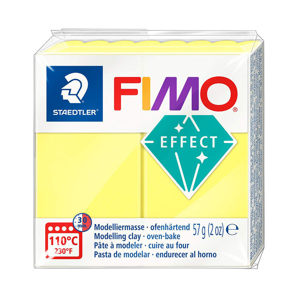 Fimo 8020-104 Effect Translucent Yellow 57g - Default Title (FIMOEF104)