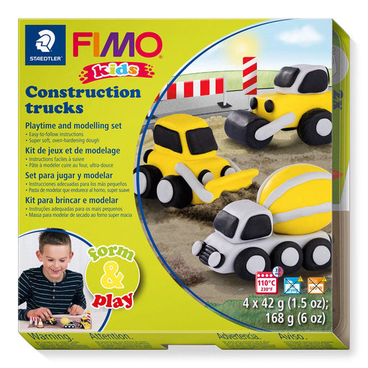 Fimo 8034-30 Kids Form and Play Trucks - Default Title (FIMOKIDSCONSTR)