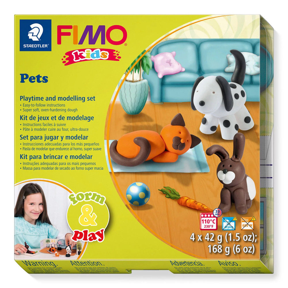 Fimo 8034-02 Kids Kit Form and Play PETS - Default Title (FIMOKIDSPETS)