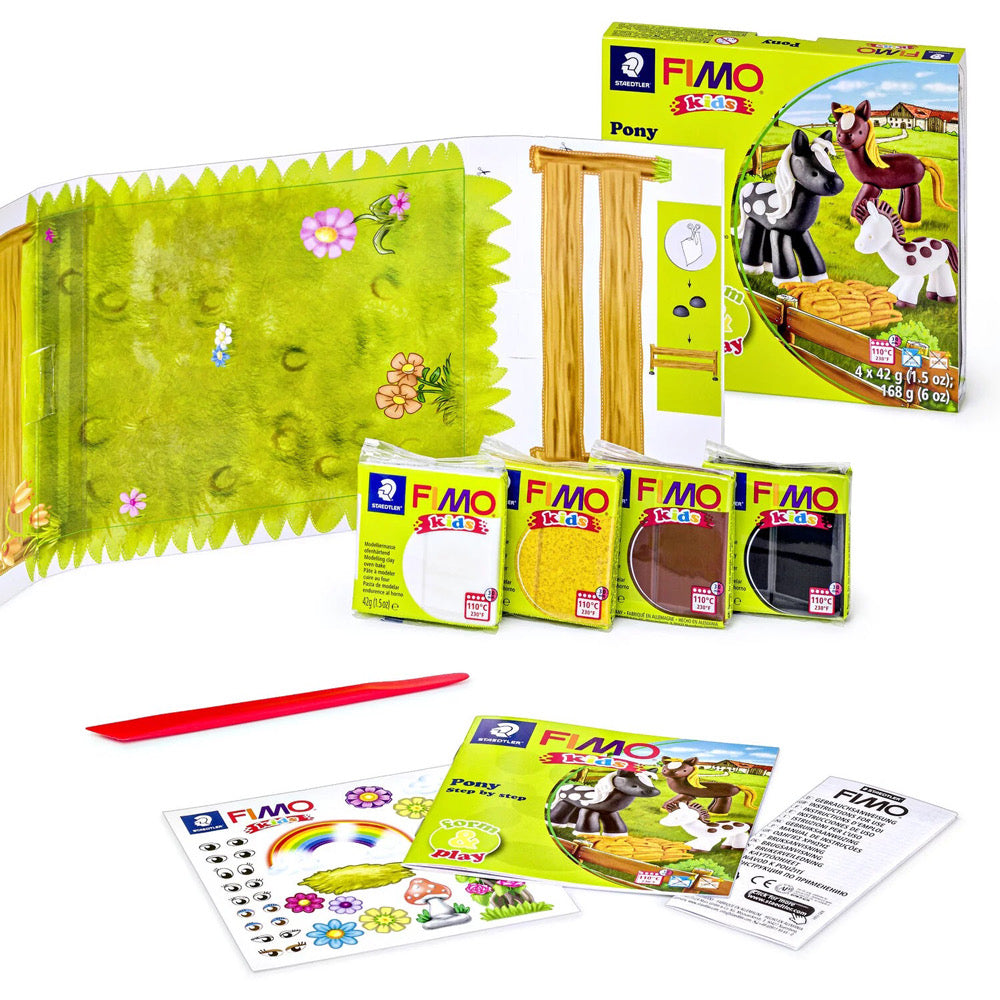 Fimo 8034 08 Kids Kit Form and Play PONY - Default Title (FIMOKIDSPONY)
