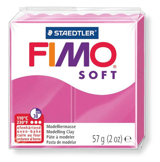 Fimo 8020-22 Soft Raspberry Standard block - Default Title (FIMOS22)