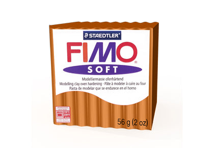 Fimo 8020-24 Soft Indian Red Standard block