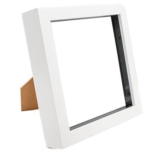 Box Photo Frame 6x6 White Nicola Spring - Default Title (FRAMBOX6X6)