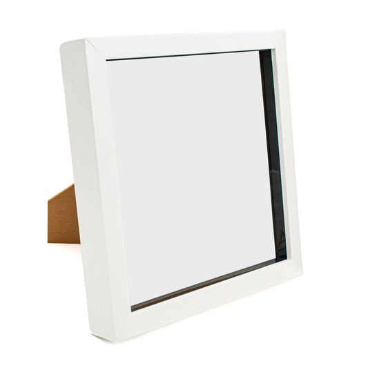 Box Photo Frame 8x8 White Nicola Spring - Default Title (FRAMBOX8X8)