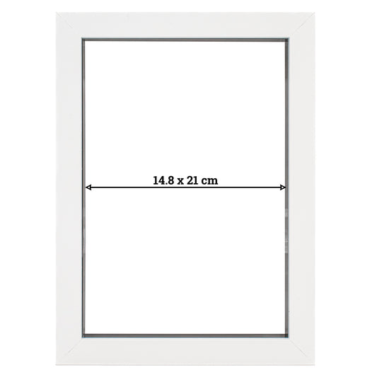 Box Photo Frame A5 White Nicola Spring - Default Title (FRAMBOXA5)