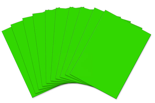Funky Foam A4 Lt Green Pack of 10 sheets
