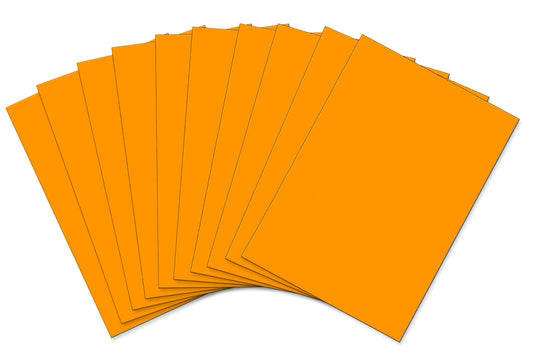 Funky Foam A4 Orange Pack of 10 sheets