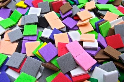 Funky Mosaic 10 x 10mm Assorted Pack 400