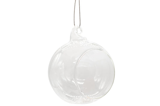 Glass Bauble with Open Front Pack of 6 - Default Title (GLABAUOPEN6)