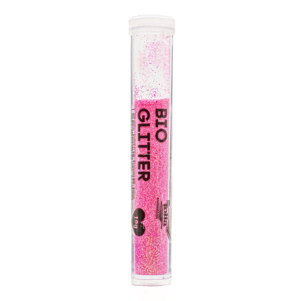 Glitter Bio Iridescent Pink 10g Tube - Default (GLIBIO10IRIPIN)