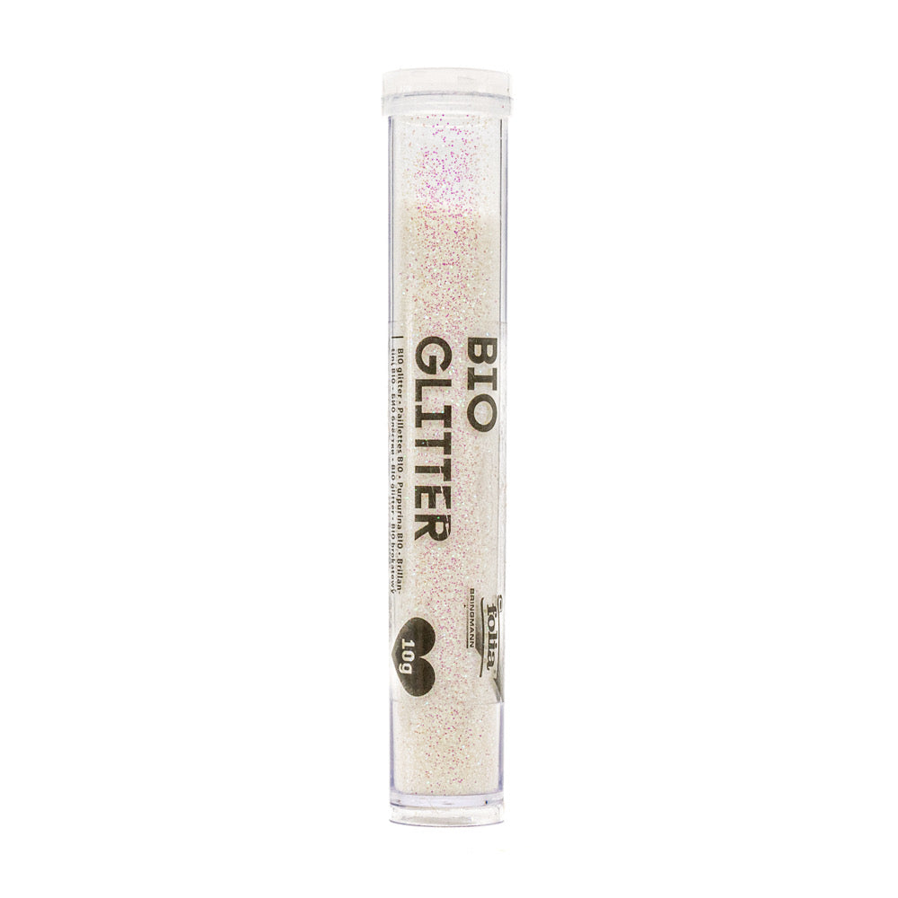 Glitter Bio Iridescent White 10g Tube - Default (GLIBIO10IRIWHI)