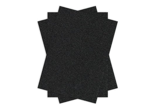 Glitter Card A4 BLACK Pack of 3 - Default Title (GLITCBLACK)