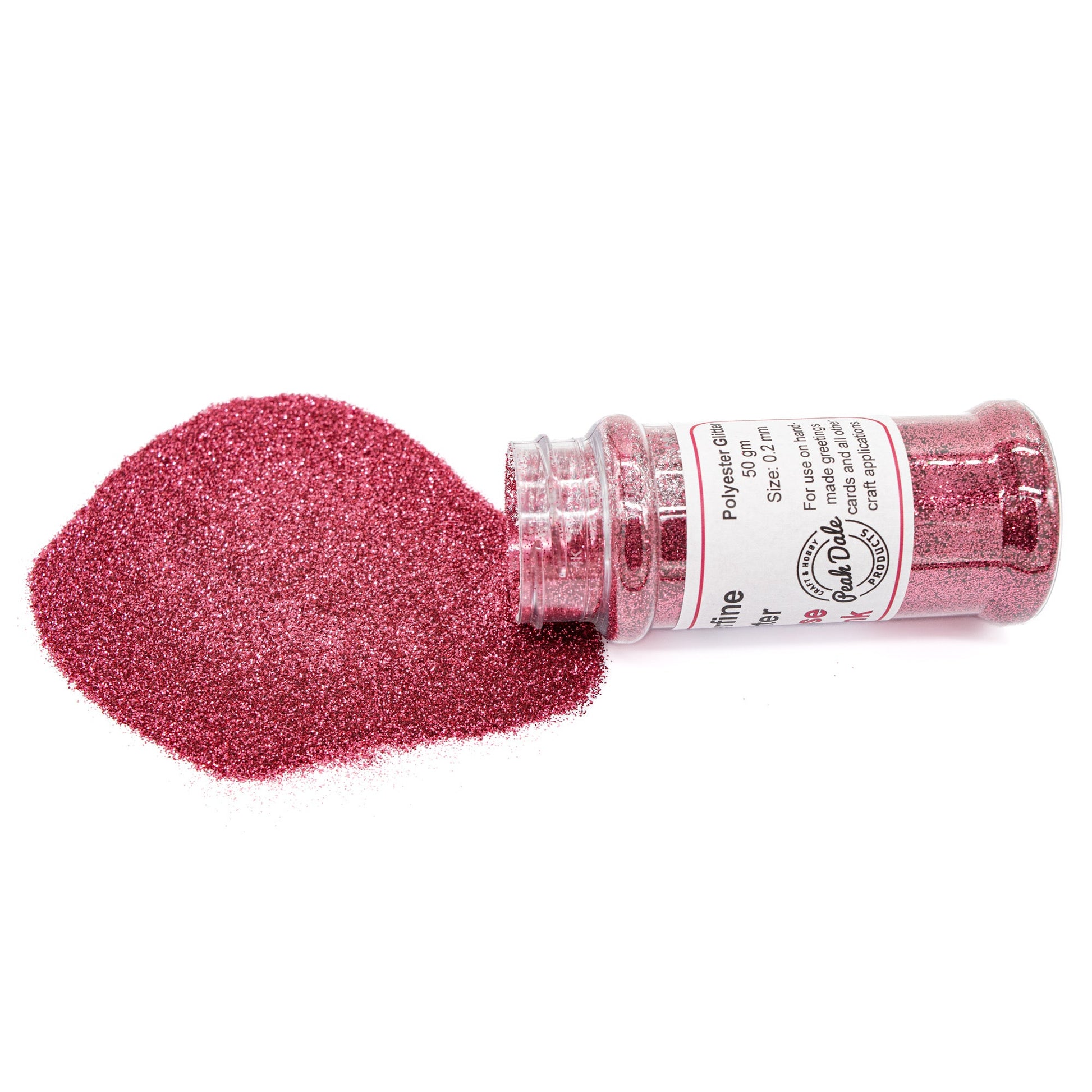 Glitter Superfine Rose Pink 0.2mm 50g - Default Title (GLITSTROS)