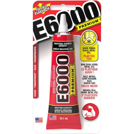 E6000 PREMIUM Industrial Strength Glue 59.1ml