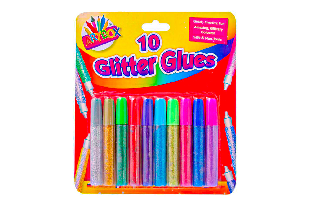 Glitter Glue Pens 10 assorted