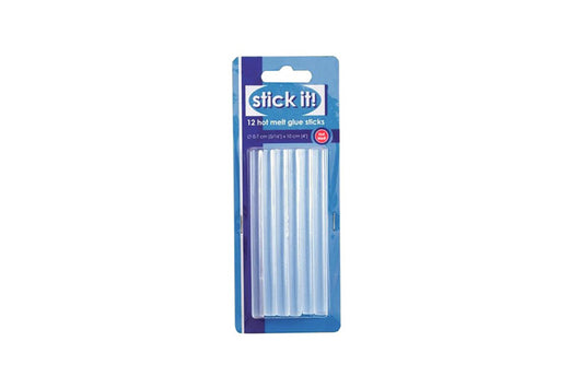 Glue Sticks for HOT MELT Glue Gun Pack of 12 - Default Title (GLUEGUNHMSTI)