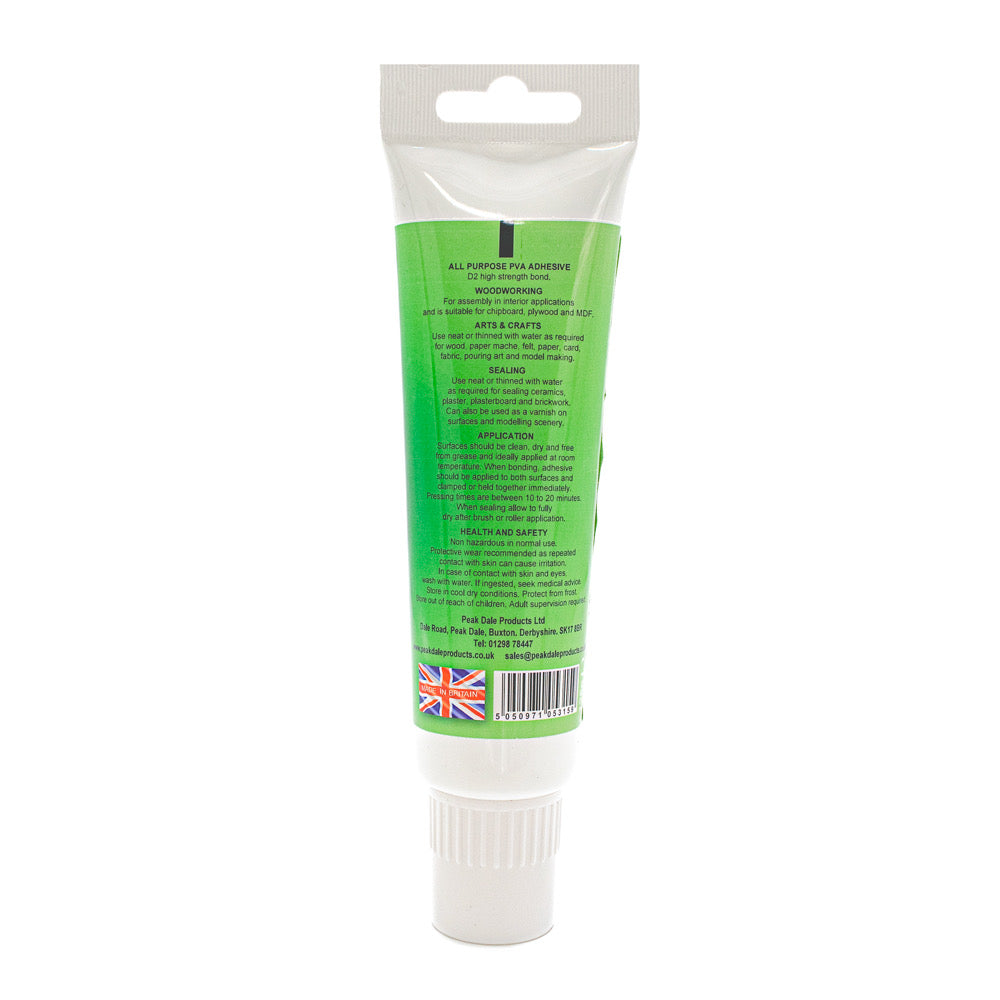PVA Glue All Purpose D2 Grade 125g tube - Default Title (GLUEW125)