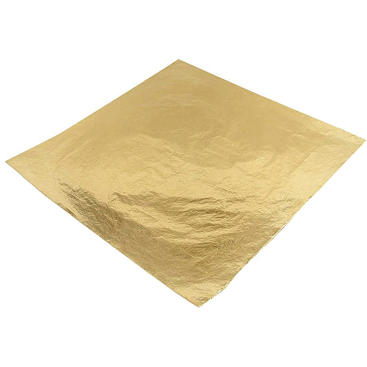 Gold Leaf Imitation Small 8 x 8 cm 200 sheets