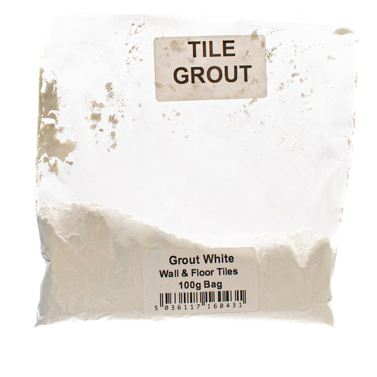 Grout White Wall & Floor Tiles 100g Bag - Default (GROUTWH100)