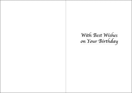 Greeting Sheets Birthday Pack of 10 - Default Title (GRTBIRDAY)