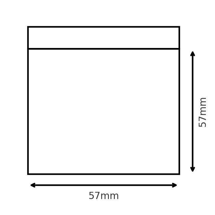 GSB-1 Gripseal Bag 57 x 57mm BOX 1,000 - Default Title (GSB1-BOX)