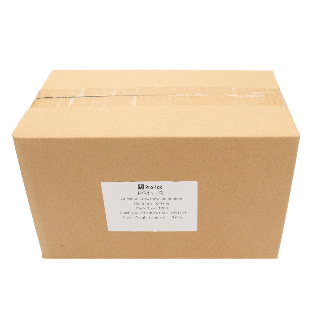 GSB-11 Gripseal Bag 150x225mm BOX 1,000 - Default Title (GSB11-BOX)