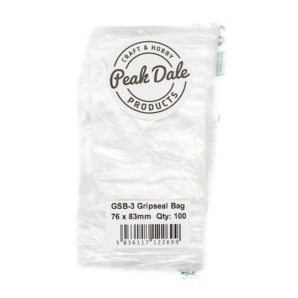 GSB-3 Gripseal Bag 76 x 83mm Pack of 100 - Default Title (GSB3)