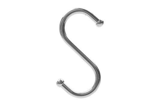 Metal S Hook 75mm Chrome - Default Title (HOOS75CHR)