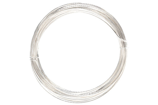 Jewellery Wire Silver Plated 0.6mm - 10 mt - Default Title (JEW06)