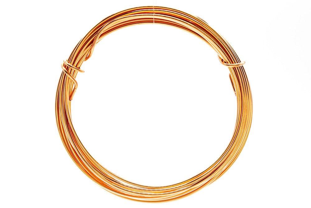 Jewellery Wire Copper 1.2mm - 3mt - Default Title (JEWCOP12)