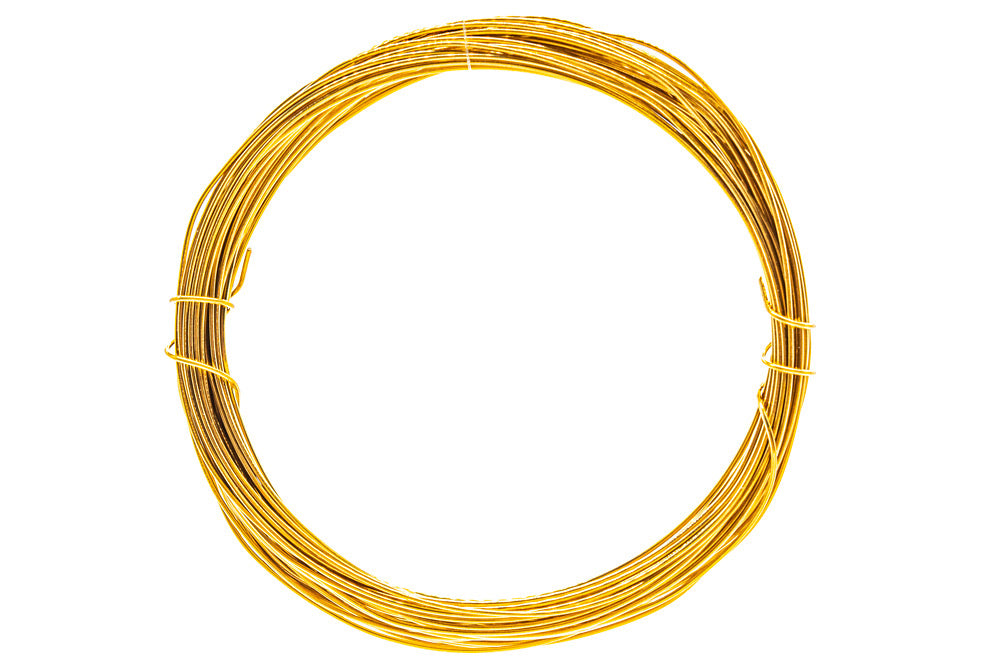 Jewellery Wire Gold Plated 0.4mm - 7mt - Default Title (JEWGOL04)