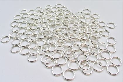 Jump Rings 9mm Silver Plated Pack of 144 - Default Title (JUMP9SP144)