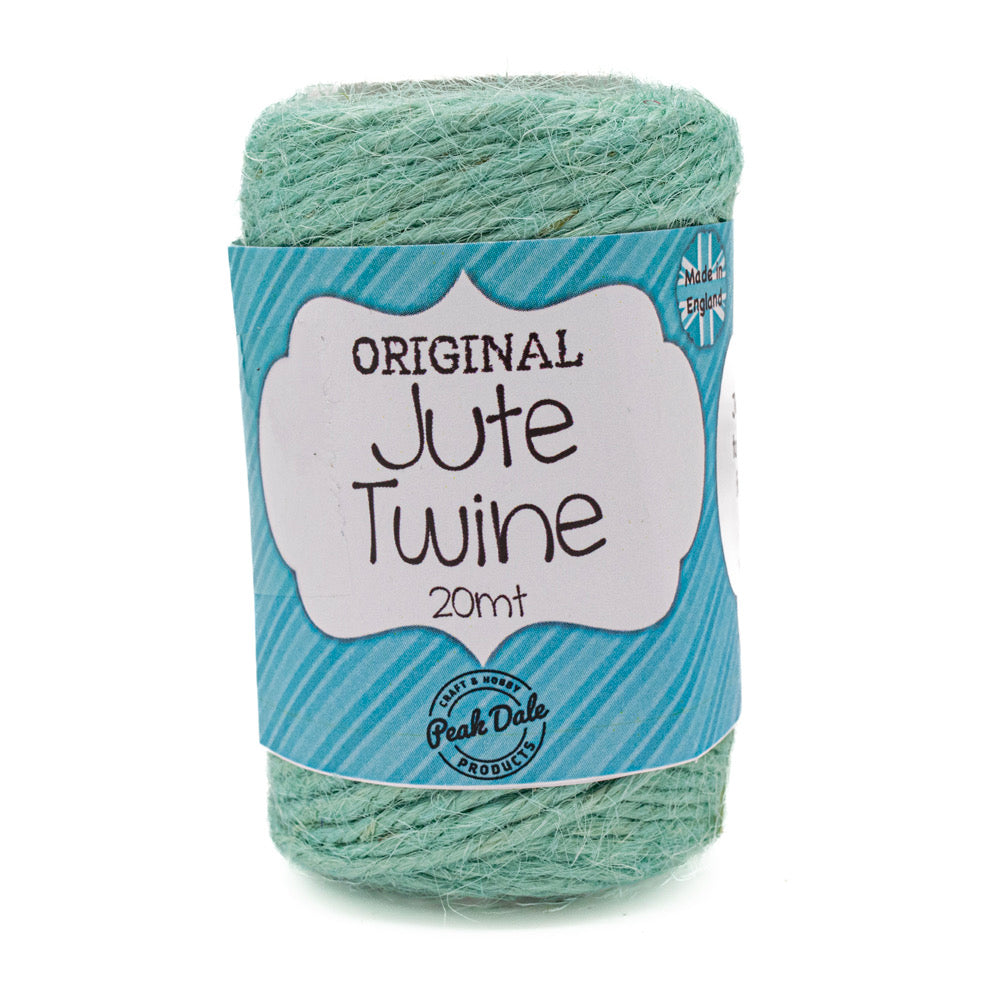 Jute Twine Aqua Blue 20 mt - Default Title (JUTEAQUA)