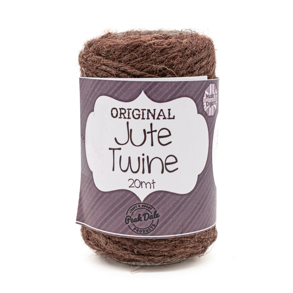 Jute Twine Chocolate Brown 20 mt - Default Title (JUTECHO)