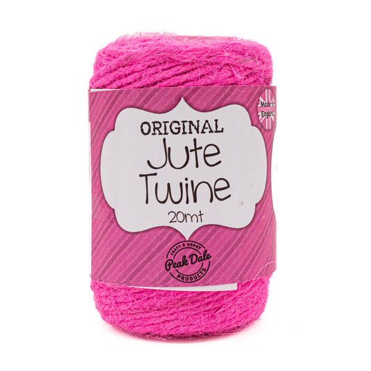 Jute Twine Hot Pink 20 mt - Default Title (JUTEHOT)