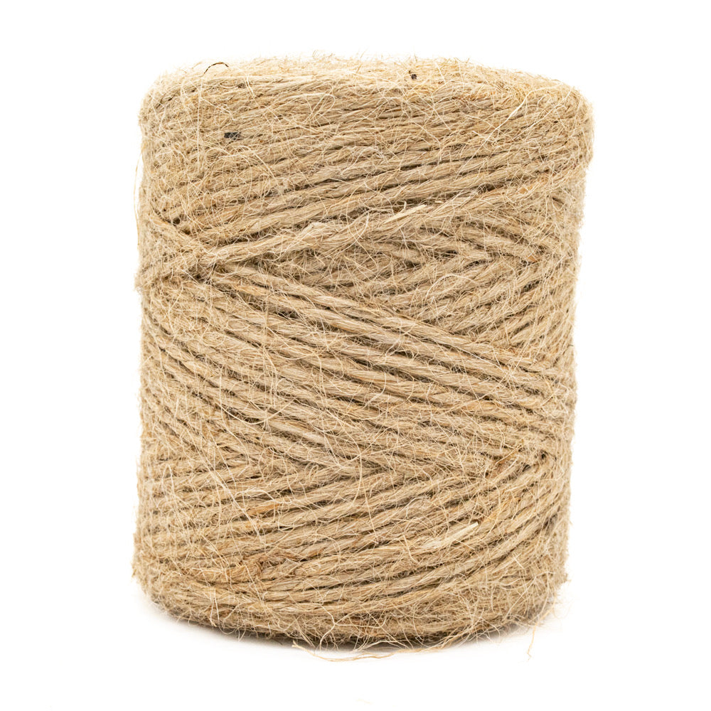 Jute Twine NATURAL Thin 3ply 75mt - Default Title (JUTENAT)