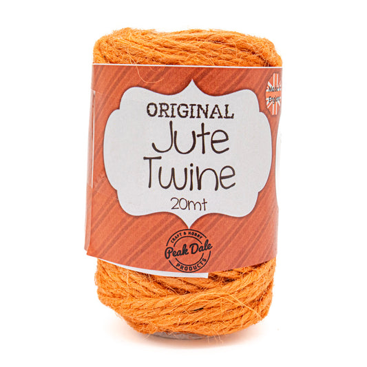 Jute Twine Pumpkin Orange 20 mt - Default Title (JUTEPUMP)