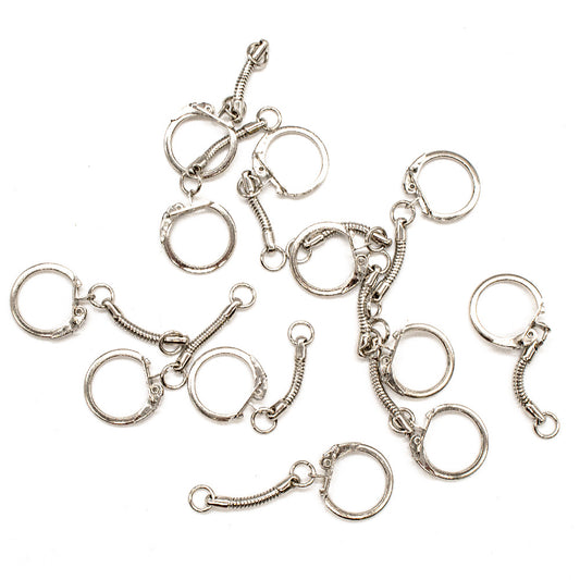 Key Rings Nickel Plated Pack of 12 - Default Title (KR12)