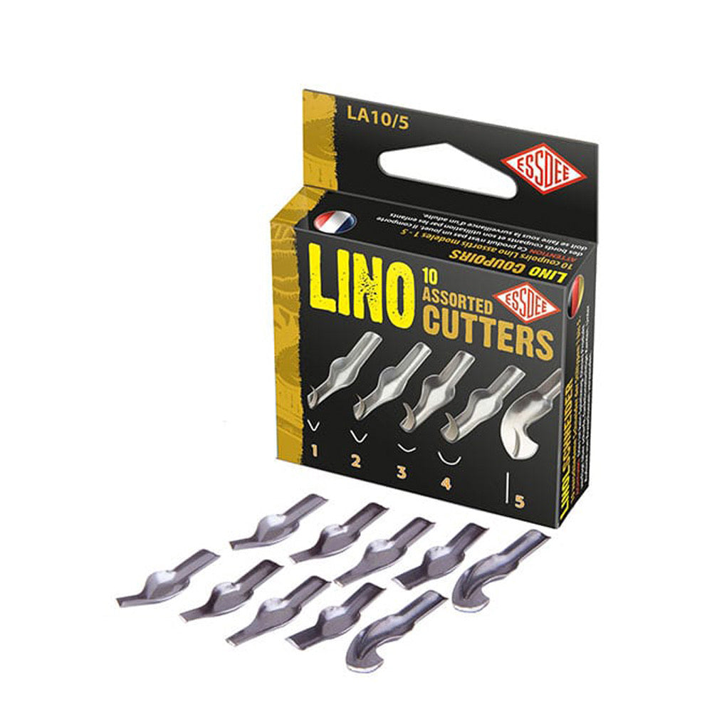 Lino Cutter Blades 10 Assorted styles 1 to 5 - Default Title (LINBLAGOLB10)