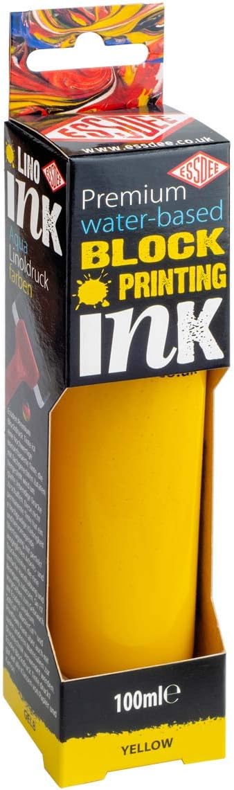 Lino Printing Premium Ink Yellow 100ml