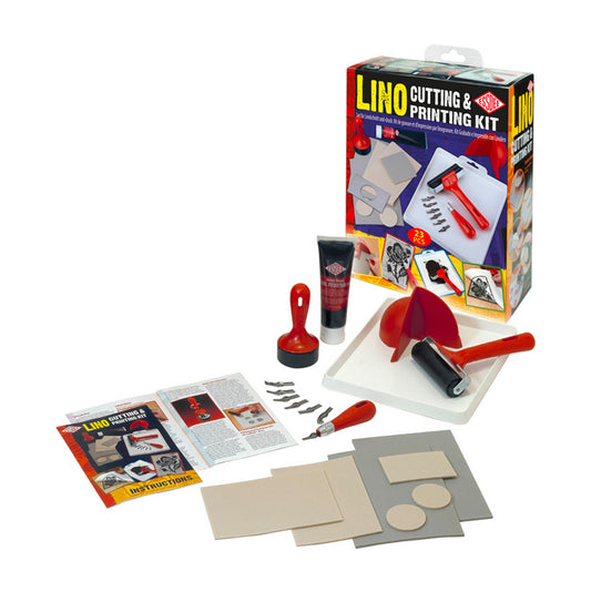 Lino Cutting & Printing Kit 23 pieces - Default Title (LINKITCUTPRI)