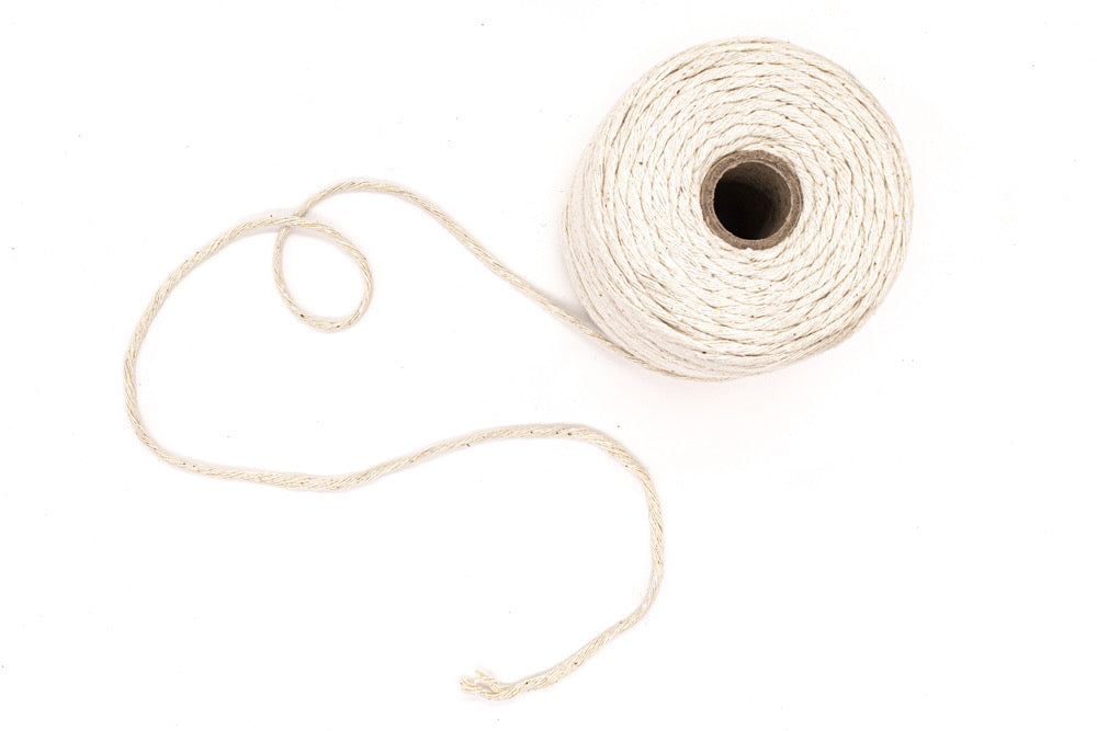 Macrame Cord Natural Cotton 3.5mm 500g - Default Title (MACCORD3MM)