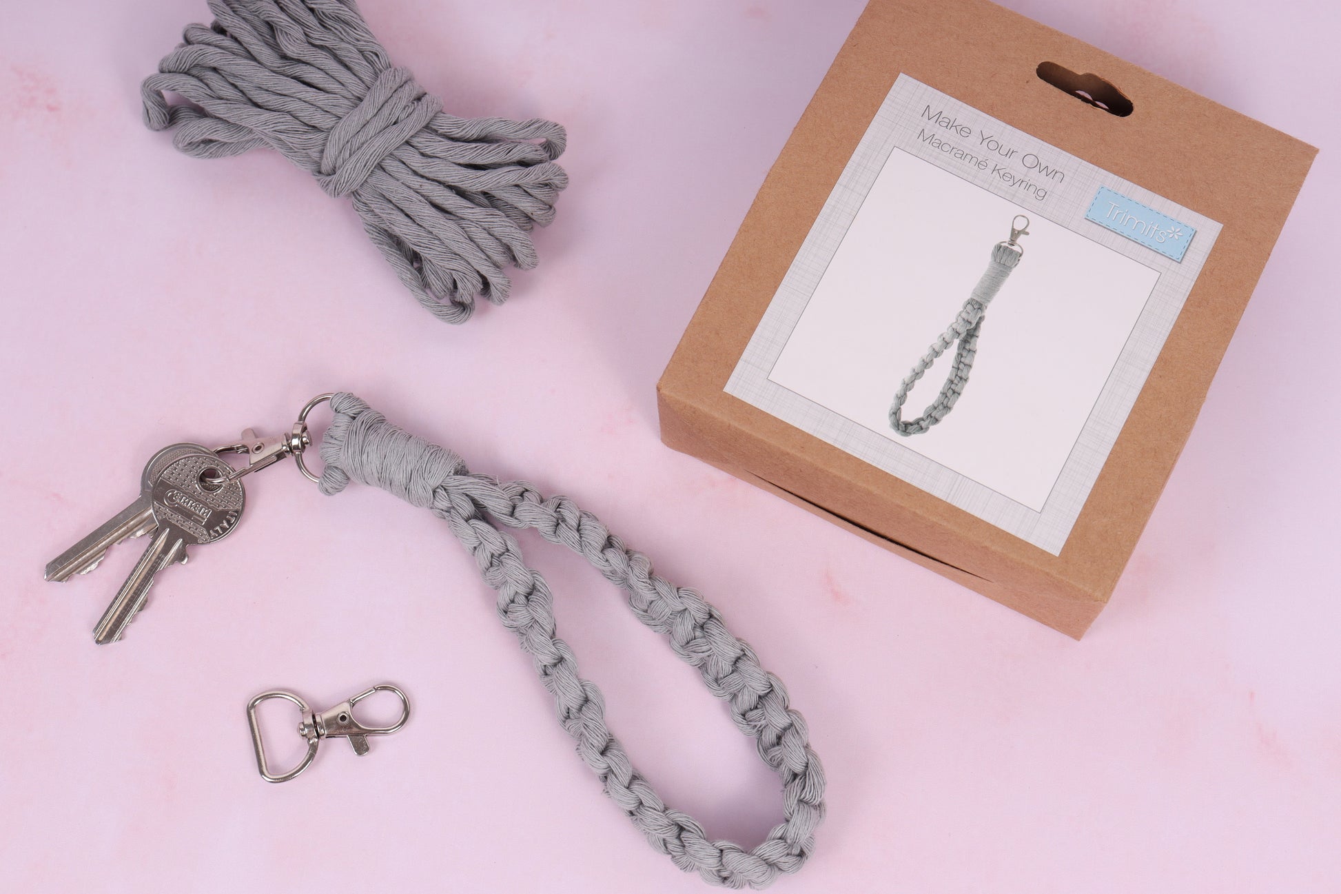 Macrame Kit Key Ring - Default Title (MACKITXKEY)