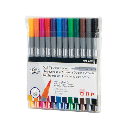 Double ended marker 12 pack - Default Title (MARK12)