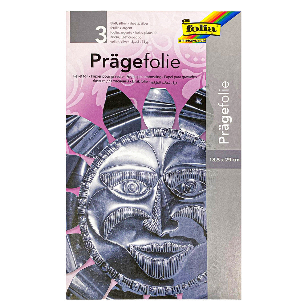 Metal Foil Silver Colour 18.5x29 cm Pack of 3 - Default (METFOILSILPACK)