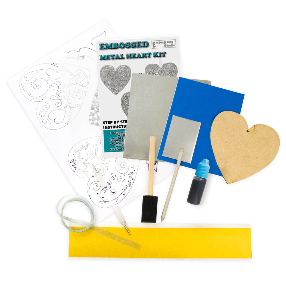 Metal Embossing Kit - Embossed Heart - Default Title (METHEART)